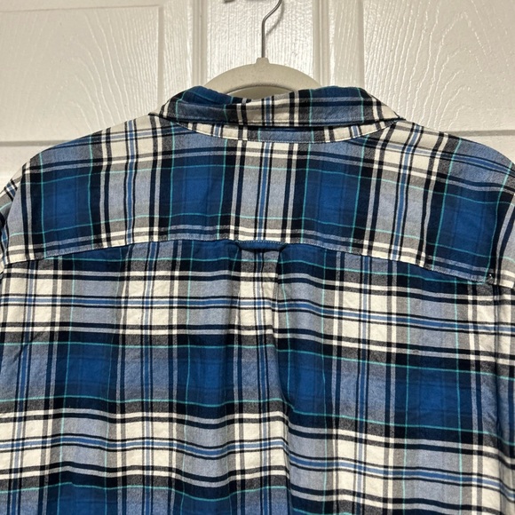 Men's American Eagle Classic Fit Plaid Long Sleeve Button Down Shirt Size XXL - Picture 7 of 10